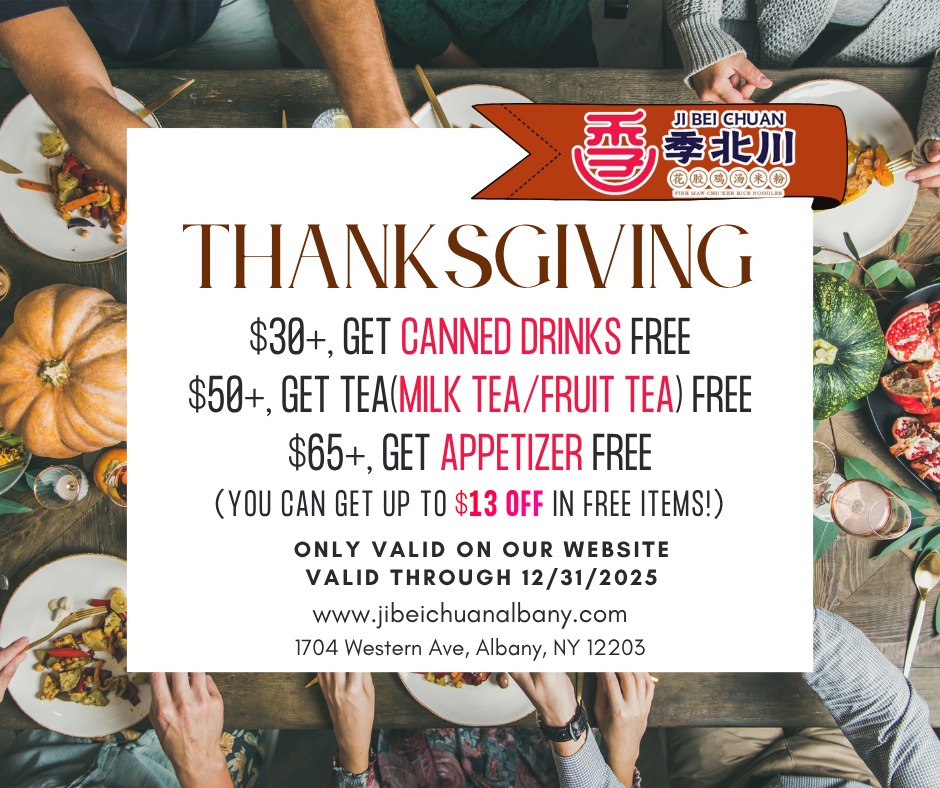 Restaurant Promotion Notice ✨ Spend $30+ → Get a FREE canned drink
✨ Spend $50+ → Get a FREE tea (Milk Tea or Fruit Tea)
✨ Spend $65+ → Get a FREE appetizer